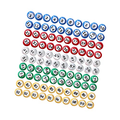 KBOLAE Bingo-Ball, langlebig, universal, für Nachtpartys, große Gruppenspiele, 1 bis 100 KBOLAE Bingo-Ball, langlebig, universal, für Nachtpartys, große Gruppenspiele, 1 bis 100 von KBOLAE