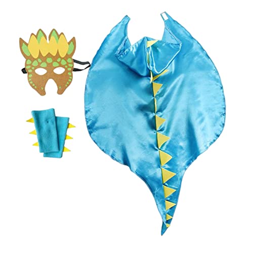 KBOLAE Dragon Clothing Umhang für Süßes oder Saures, Cosplay, Cartoon, für Halloween, Geschenke, Azurblau, 82,5 x 66 cm KBOLAE Dragon Clothing Umhang für Süßes oder Saures, Cosplay, Cartoon, für Halloween, Geschenke, Azurblau, 82,5 x 66 cm von KBOLAE
