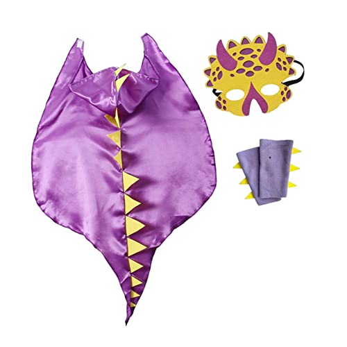 KBOLAE Dragon Clothing Umhang für Süßes oder Saures, Cosplay, Cartoon, für Halloween-Geschenke, Lila, 82,5 x 66 cm KBOLAE Dragon Clothing Umhang für Süßes oder Saures, Cosplay, Cartoon, für Halloween-Geschenke, Lila, 82,5 x 66 cm von KBOLAE