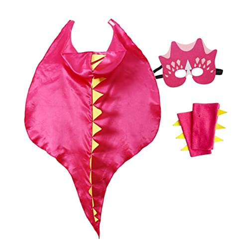KBOLAE Dragon Clothing Umhang für Süßes oder Saures, Cosplay, Cartoon, für Halloween-Geschenke, Rot, 82,5 x 66 cm KBOLAE Dragon Clothing Umhang für Süßes oder Saures, Cosplay, Cartoon, für Halloween-Geschenke, Rot, 82,5 x 66 cm von KBOLAE