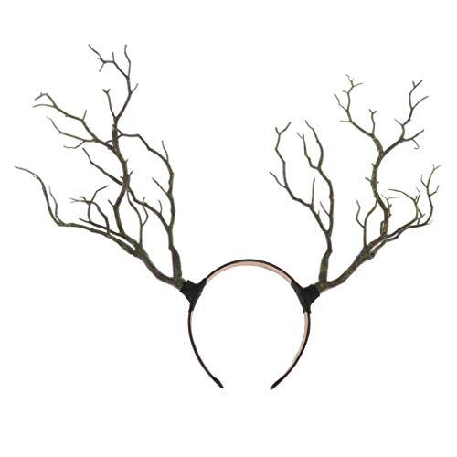 KBOLAE Haarreif mit Gothic-Geweih, Hirschhörner, Cosplay, Kopfschmuck, Weihnachten, Grün KBOLAE Haarreif mit Gothic-Geweih, Hirschhörner, Cosplay, Kopfschmuck, Weihnachten, Grün von KBOLAE
