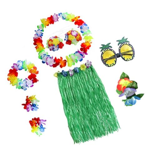KBOLAE Hawaiianisches Grasrock-Requisiten-Set für Damen, lange Röcke, Ankleiden, Ornament, Tanzkleid, Kostüm-Requisiten-Set, Kleidungszubehör, Stil 6 KBOLAE Hawaiianisches Grasrock-Requisiten-Set für Damen, lange Röcke, Ankleiden, Ornament, Tanzkleid, Kostüm-Requisiten-Set, Kleidungszubehör, Stil 6 von KBOLAE
