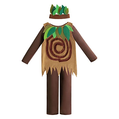 KBOLAE Kinder-Baum-Kostüme, Kopfschmuck, Weste, Strampler für Halloween, Show, Festival, XL KBOLAE Kinder-Baum-Kostüme, Kopfschmuck, Weste, Strampler für Halloween, Show, Festival, XL von KBOLAE