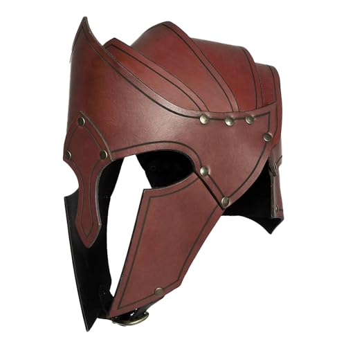 KBOLAE Mittelalter Cosplay Helm Langlebig für Weihnachten Urlaub Bühnenauftritte Braun KBOLAE Mittelalter Cosplay Helm Langlebig für Weihnachten Urlaub Bühnenauftritte Braun von KBOLAE