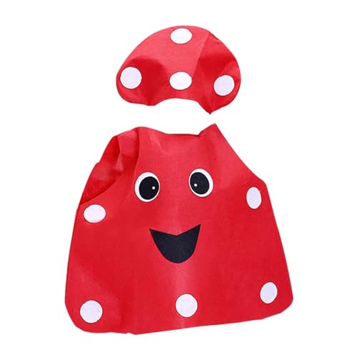 KBOLAE Obstkostüm für Kinder, Cosplay, süßes Kinderkostüm für Mottoparty, Maskerade, Pilz KBOLAE Obstkostüm für Kinder, Cosplay, süßes Kinderkostüm für Mottoparty, Maskerade, Pilz von KBOLAE