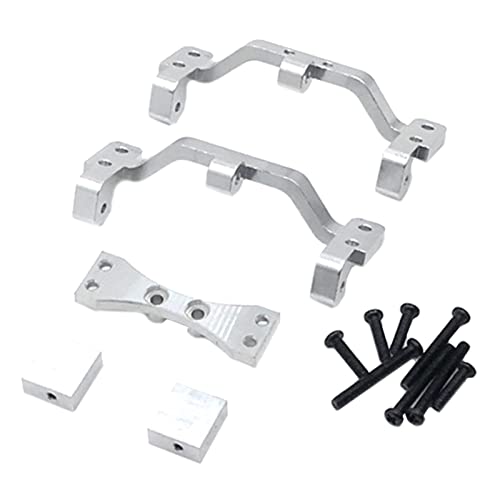 KBOLAE Spurstange Sitz Halterung Achse Up Servo Halterung passend für WPL C14 C24 Silber KBOLAE Spurstange Sitz Halterung Achse Up Servo Halterung passend für WPL C14 C24 Silber von KBOLAE