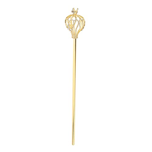 KBOLAE Strass Zepter königliche Fee Zauberstab für Festzug Geschenke Verkleidung Golden KBOLAE Strass Zepter königliche Fee Zauberstab für Festzug Geschenke Verkleidung Golden von KBOLAE