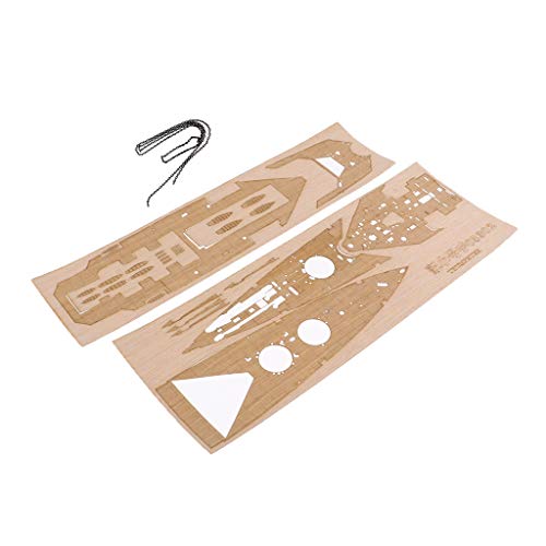 KBOLAE Trumpeter HMS Hood Britische Holzdeckteile im Maßstab 1:350 von KBOLAE