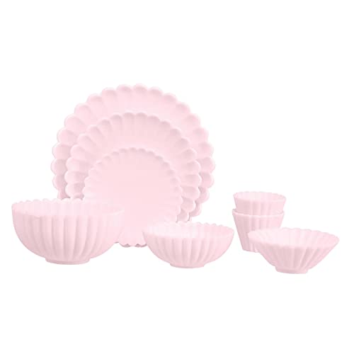 Miniatur Puppenhaus Küche Zubehör 1:6 Dish Bowl Cup Tray Pink Miniatur Puppenhaus Küche Zubehör 1:6 Dish Bowl Cup Tray Pink von KBOLAE