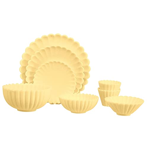 Miniatur Puppenhaus Küchenzubehör 1:6 Dish Bowl Cup Tray Gelb Miniatur Puppenhaus Küchenzubehör 1:6 Dish Bowl Cup Tray Gelb von KBOLAE
