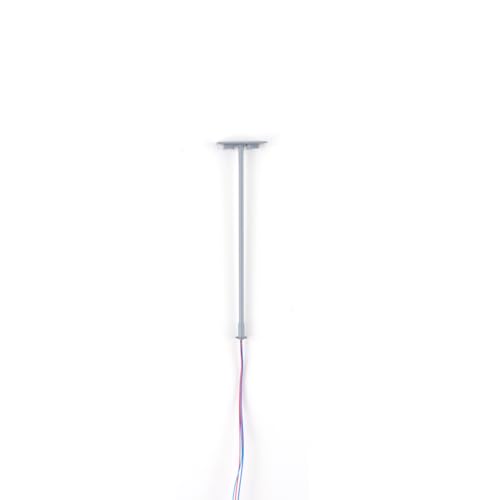 Modelleisenbahn-Lampe, DIY-Miniatur-Lampenpfosten, Straßenlaternen, Haus, Garten, Hof, Landschaftsdekoration, Grau (1:150) (Warm), Grau (1:150) (Warm) von KBOLAE