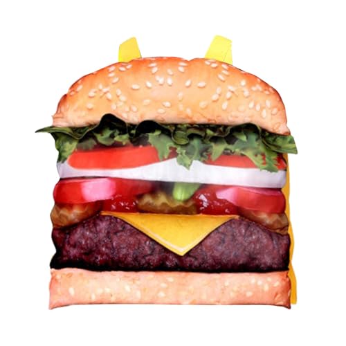 Unisex Food Hamburger Kostüm Cosplay Party Zubehör für Partys Karneval Kinder Unisex Food Hamburger Kostüm Cosplay Party Zubehör für Partys Karneval Kinder von KBOLAE