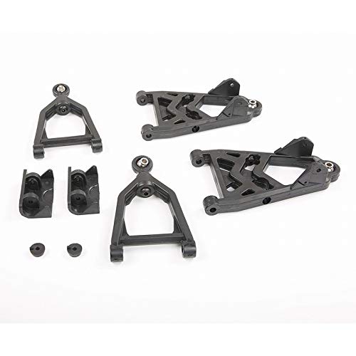 KBREE 852181 Vorderer Querlenker Oben/unten schwarz passend passend für Baja 5B/5T Querlenker schwarz für HPI 5B/5T Ersatzteile (Farbe : schwarz) (Color : Black) von KBREE