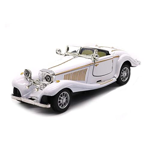 KCYSLY Pull-Back-Modell Für 500K 1936 Metalllegierungs-Druckgussauto-Modellfahrzeuge Modell 1:28 Anteil(Size:White) von KCYSLY