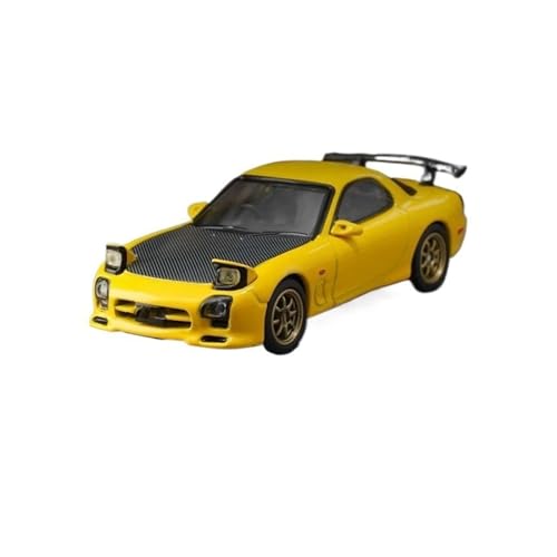 KCYSLY Pull-Back-Modell Für RX7 RX-7 FD3S Legierung Auto Druckguss Fahrzeuge Automodell 1:64 Anteil(Size:Yellow) von KCYSLY