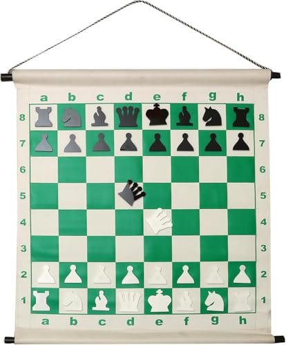 KD Willmax Schachbrett zum Aufhängen an der Wand mit magnetischen Teilen, 68,6 cm Roll-up Display KD Willmax Schachbrett zum Aufhängen an der Wand mit magnetischen Teilen, 68,6 cm Roll-up Display von KD Willmax