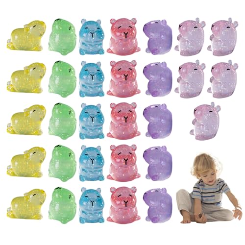 KDAMGOQE 30pcs Mini Capybara Luminöser niedliche winzige Harztiere leuchten in den dunklen Mini -Harz -Figuren für Fairy Garden Micro Landscape Crafts Decors Cake Topper KDAMGOQE 30pcs Mini Capybara Luminöser niedliche winzige Harztiere leuchten in den dunklen Mini -Harz -Figuren für Fairy Garden Micro Landscape Crafts Decors Cake Topper von KDAMGOQE