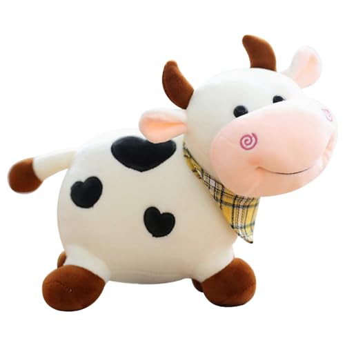 KDAMGOQE Ausgestopfte Kuh, Kuhgefüllte Tier süßes weiches Plüsch tröstlicher Begleiter fantasievolles Plüsch Leichtes Tier für Kinder Jungen Mädchen 10.2 * 7, 9 * 5, 5 Zoll Weiß KDAMGOQE Ausgestopfte Kuh, Kuhgefüllte Tier süßes weiches Plüsch tröstlicher Begleiter fantasievolles Plüsch Leichtes Tier für Kinder Jungen Mädchen 10.2 * 7, 9 * 5, 5 Zoll Weiß von KDAMGOQE