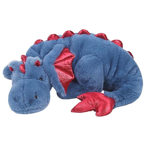 KDAMGOQE Drachengefüllte Tier, gefüllter Drache 35.4 '' Slustsical weicher Dinosaurier -Tier Multi -Verwendung niedliches Kissen und Kissen warmes Geschenk für Geburtstage und Feiertage von KDAMGOQE