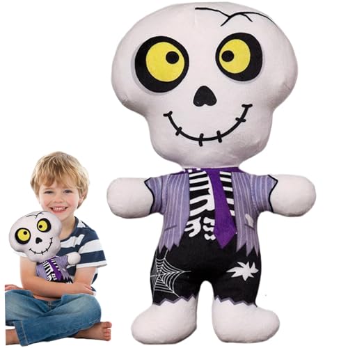KDAMGOQE Halloween Plüsch, Halloween Plüsch, 12 lustige gruselige Skelettpuppe, weiches bequemes gefülltes Tier, für Girl Boy Favorin 1 von KDAMGOQE