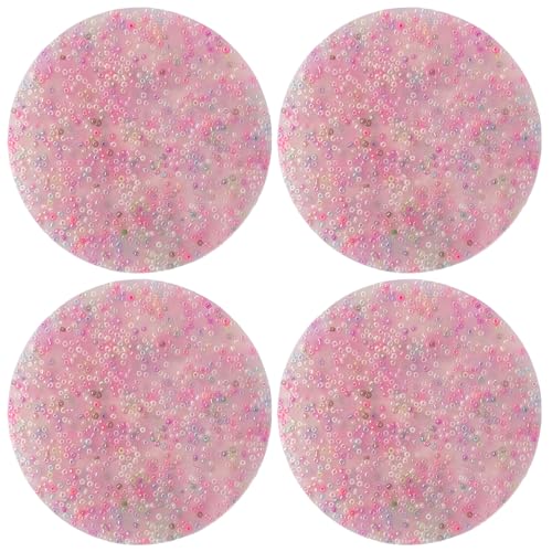 KDAMGOQE Hautpflückende Zappelspielzeuge, 4pcs wählerische Pads weiche Silikon -Haut -Picking -Zappelspielzeug 2, 36 Zoll runde tragbare pickelige Pad Entspannung Angstspielzeug für Kinder Erwachsene von KDAMGOQE
