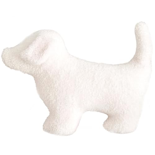 KDAMGOQE Hund gefüllte Tiere, Hundeplüsch, weich gefüllte Tiere, 18, 9 x 13, 8 Zoll süßes Kissen, dekorative Plüschkissen für Kinder, Sofa Stuhl Home Decor, Weiß KDAMGOQE Hund gefüllte Tiere, Hundeplüsch, weich gefüllte Tiere, 18, 9 x 13, 8 Zoll süßes Kissen, dekorative Plüschkissen für Kinder, Sofa Stuhl Home Decor, Weiß von KDAMGOQE