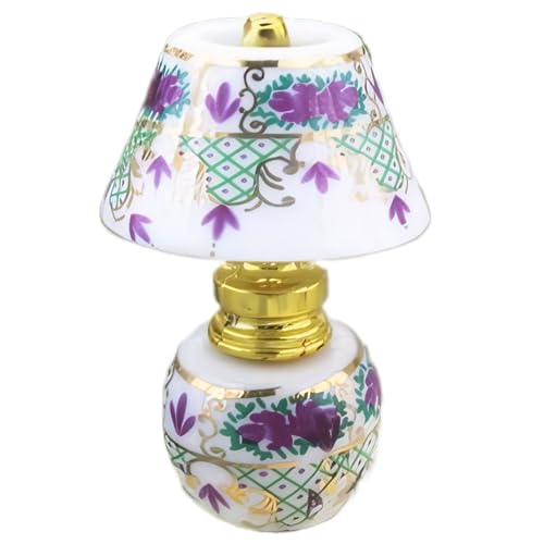 KDAMGOQE Miniaturlampe, Puppenhauslichter, 1:12 Dollhouse Schreibtisch Miniaturlampe, Keramikbeleuchtungsmodell, niedliche Mini -Miniaturen, Elegantes Zubehör KDAMGOQE Miniaturlampe, Puppenhauslichter, 1:12 Dollhouse Schreibtisch Miniaturlampe, Keramikbeleuchtungsmodell, niedliche Mini -Miniaturen, Elegantes Zubehör von KDAMGOQE