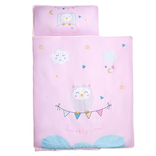 KDAMGOQE Schlafsack für Kinder, Kinder Schlafsack süßes Tiermuster Kinderbeutel mit abnehmbarem Kissen faltbar faltbar für Camping, Innengebrauch und Reisen KDAMGOQE Schlafsack für Kinder, Kinder Schlafsack süßes Tiermuster Kinderbeutel mit abnehmbarem Kissen faltbar faltbar für Camping, Innengebrauch und Reisen von KDAMGOQE