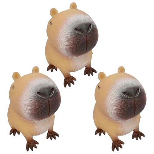 KDAMGOQE Squeeze Stress Toys, 3PCS Animal Stress Bälle lustige Capybara Relief Squeeze Spielzeug für Kinder und Erwachsene Capybara Stoffed Animal Birthday Gift für Kinderparty Gunst KDAMGOQE Squeeze Stress Toys, 3PCS Animal Stress Bälle lustige Capybara Relief Squeeze Spielzeug für Kinder und Erwachsene Capybara Stoffed Animal Birthday Gift für Kinderparty Gunst von KDAMGOQE