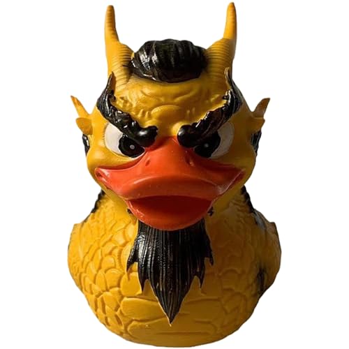 KDAMGOQE Tanzende Ente, Gummi Enten, einzigartige Loong Plastik Ducks, 4, 7x4.7x4 Bad, Sammlerbadesspielzeug, kreative Geschenke für Desk Home Decor Holiday Party Gefällige Vorräte, Style 2 von KDAMGOQE