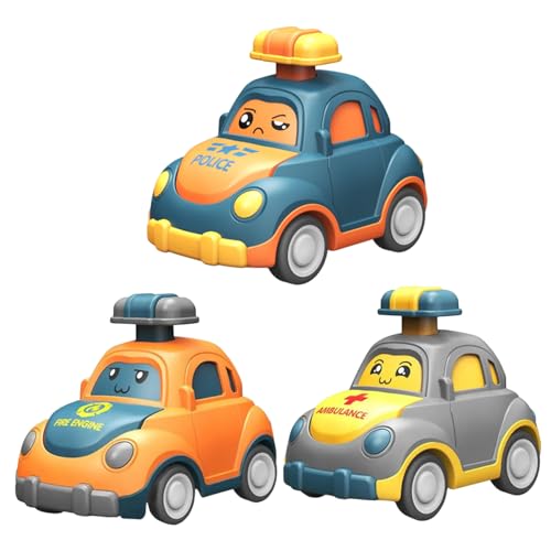 Spielzeugautos für Kleinkinder 1-3, Press und Go Cars 3PCS süßer Ausdruck Kleinkindautospielzeug mit flippbarem Motordeckel, lebendiger zerschmetterter Trägheit Cartoon Spielzeuggeschenke für Kinder Spielzeugautos für Kleinkinder 1-3, Press und Go Cars 3PCS süßer Ausdruck Kleinkindautospielzeug mit flippbarem Motordeckel, lebendiger zerschmetterter Trägheit Cartoon Spielzeuggeschenke für Kinder von KDAMGOQE