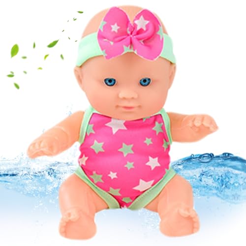 Wasser Babypuppe, Wasser Babypuppe wasserdichtes Schwimmer schwimmendes Bad mit beweglichen Fugen abnehmbare Badeanzüge Schwimmgeschenk für Kinder Badewanne Pool Badezeit Spielstil 1 Wasser Babypuppe, Wasser Babypuppe wasserdichtes Schwimmer schwimmendes Bad mit beweglichen Fugen abnehmbare Badeanzüge Schwimmgeschenk für Kinder Badewanne Pool Badezeit Spielstil 1 von KDAMGOQE