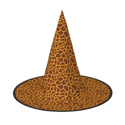 KDKJEDPEAF Giraffen-Druck Halloween Spitzhut für Frauen, magischer Hut, faltbarer Hexenhut-Zauberer Partyhut für Cosplay-Kostüm & tägliches Zubehör KDKJEDPEAF Giraffen-Druck Halloween Spitzhut für Frauen, magischer Hut, faltbarer Hexenhut-Zauberer Partyhut für Cosplay-Kostüm & tägliches Zubehör von KDKJEDPEAF