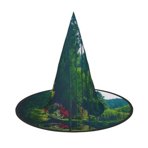 KDKJEDPEAF Golfplatz-Druck, Halloween-Spitzhut für Frauen, magischer Hut, faltbarer Hexenhut-Zauberer, Partyhut für Cosplay-Kostüm & tägliches Zubehör KDKJEDPEAF Golfplatz-Druck, Halloween-Spitzhut für Frauen, magischer Hut, faltbarer Hexenhut-Zauberer, Partyhut für Cosplay-Kostüm & tägliches Zubehör von KDKJEDPEAF