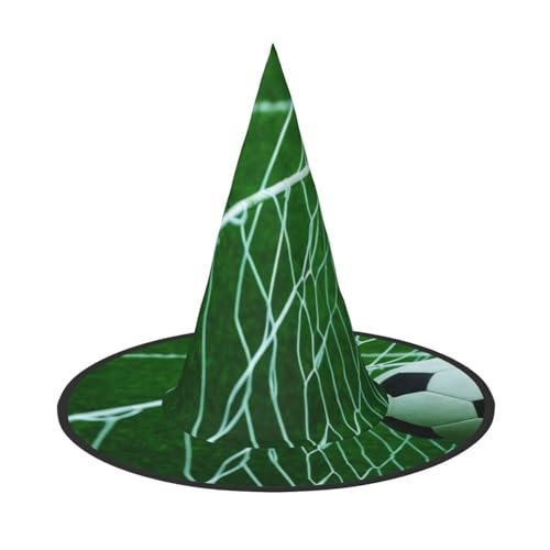 KDKJEDPEAF Grasfußball-Druck, Halloween-Spitzhut für Frauen, magischer Hut, faltbarer Hexenhut-Zauberer, Partyhut für Cosplay-Kostüm & tägliches Zubehör KDKJEDPEAF Grasfußball-Druck, Halloween-Spitzhut für Frauen, magischer Hut, faltbarer Hexenhut-Zauberer, Partyhut für Cosplay-Kostüm & tägliches Zubehör von KDKJEDPEAF