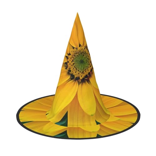 KDKJEDPEAF Hübscher Blumendruck, Halloween-Spitzhut für Frauen, magischer Hut, faltbarer Hexenhut, Partyhut für Cosplay-Kostüm und tägliches Zubehör KDKJEDPEAF Hübscher Blumendruck, Halloween-Spitzhut für Frauen, magischer Hut, faltbarer Hexenhut, Partyhut für Cosplay-Kostüm und tägliches Zubehör von KDKJEDPEAF