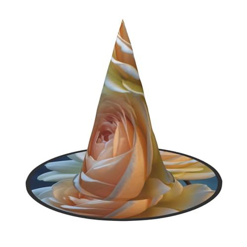 KDKJEDPEAF Hübscher Blumendruck Halloween Spitzhut für Frauen, magischer Hut, faltbarer Hexenhut-Zauberer Partyhut für Cosplay-Kostüm & tägliches Zubehör KDKJEDPEAF Hübscher Blumendruck Halloween Spitzhut für Frauen, magischer Hut, faltbarer Hexenhut-Zauberer Partyhut für Cosplay-Kostüm & tägliches Zubehör von KDKJEDPEAF
