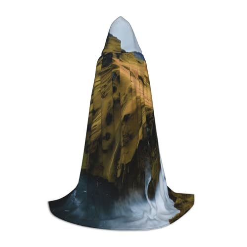 KDKJEDPEAF Langer Kapuzenumhang für Teenager, Berg, Wasserfall, bodenlang, Kapuzenumhang, Halloween, Cosplay-Kostüm KDKJEDPEAF Langer Kapuzenumhang für Teenager, Berg, Wasserfall, bodenlang, Kapuzenumhang, Halloween, Cosplay-Kostüm von KDKJEDPEAF
