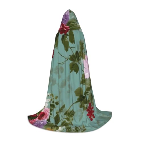 KDKJEDPEAF Langer Kapuzenumhang für Teenager, Blume, bodenlang, Kapuzenumhang, Halloween, Cosplay-Kostüm KDKJEDPEAF Langer Kapuzenumhang für Teenager, Blume, bodenlang, Kapuzenumhang, Halloween, Cosplay-Kostüm von KDKJEDPEAF