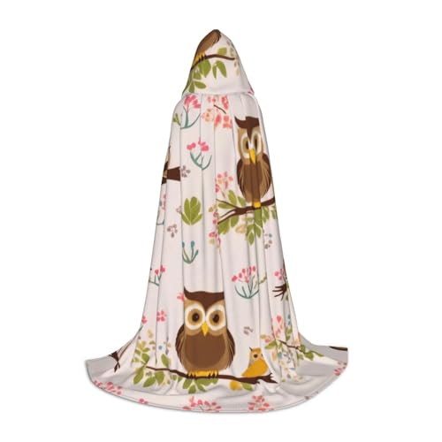 KDKJEDPEAF Langer Kapuzenumhang für Teenager, Cuteowl, bodenlanger Kapuzenumhang, Halloween, Cosplay-Kostüm KDKJEDPEAF Langer Kapuzenumhang für Teenager, Cuteowl, bodenlanger Kapuzenumhang, Halloween, Cosplay-Kostüm von KDKJEDPEAF