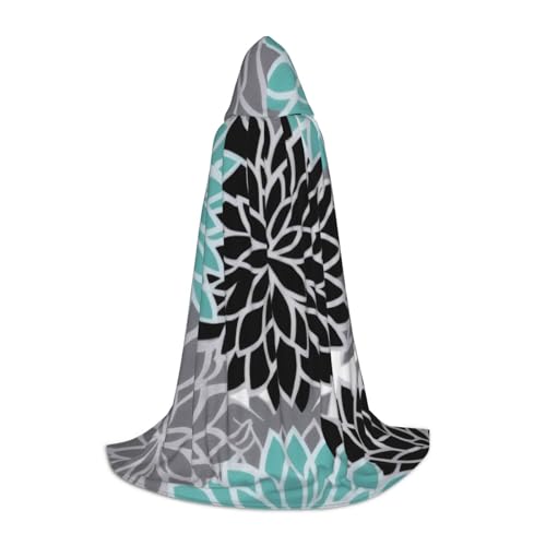 KDKJEDPEAF Langer Kapuzenumhang für Teenager, Dahlie, Blume, bodenlang, Kapuzenumhang, Halloween, Cosplay-Kostüm KDKJEDPEAF Langer Kapuzenumhang für Teenager, Dahlie, Blume, bodenlang, Kapuzenumhang, Halloween, Cosplay-Kostüm von KDKJEDPEAF