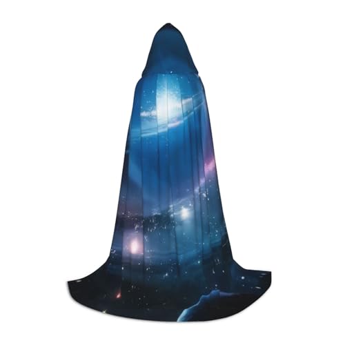 KDKJEDPEAF Langer Kapuzenumhang für Teenager, Fantasie, Weltraum, bodenlang, Kapuzenumhang, Halloween, Cosplay-Kostüm KDKJEDPEAF Langer Kapuzenumhang für Teenager, Fantasie, Weltraum, bodenlang, Kapuzenumhang, Halloween, Cosplay-Kostüm von KDKJEDPEAF
