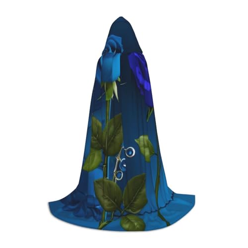 KDKJEDPEAF Langer Kapuzenumhang für Teenager, Gartenrosen, bodenlanger Kapuzenumhang, Halloween, Cosplay-Kostüm KDKJEDPEAF Langer Kapuzenumhang für Teenager, Gartenrosen, bodenlanger Kapuzenumhang, Halloween, Cosplay-Kostüm von KDKJEDPEAF