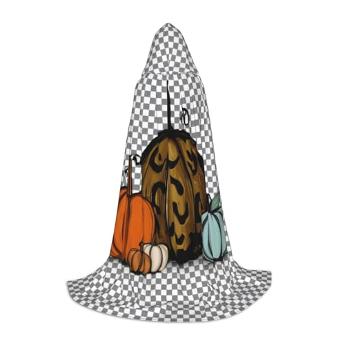 KDKJEDPEAF Langer Kapuzenumhang für Teenager, Kürbis, bodenlanger Kapuzenumhang, Halloween, Cosplay-Kostüm KDKJEDPEAF Langer Kapuzenumhang für Teenager, Kürbis, bodenlanger Kapuzenumhang, Halloween, Cosplay-Kostüm von KDKJEDPEAF