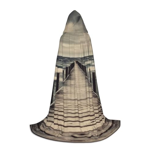 KDKJEDPEAF Langer Kapuzenumhang für Teenager, Küstenpier, bodenlanger Kapuzenumhang, Halloween, Cosplay-Kostüm KDKJEDPEAF Langer Kapuzenumhang für Teenager, Küstenpier, bodenlanger Kapuzenumhang, Halloween, Cosplay-Kostüm von KDKJEDPEAF