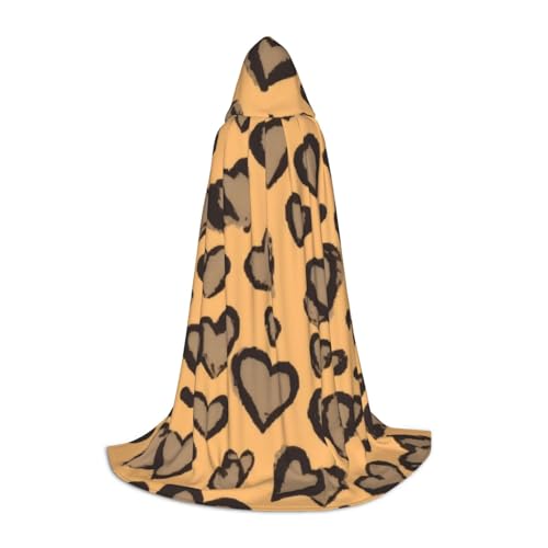 KDKJEDPEAF Langer Kapuzenumhang für Teenager, Leopardenmuster, bodenlang, Kapuzenumhang, Halloween, Cosplay-Kostüm KDKJEDPEAF Langer Kapuzenumhang für Teenager, Leopardenmuster, bodenlang, Kapuzenumhang, Halloween, Cosplay-Kostüm von KDKJEDPEAF