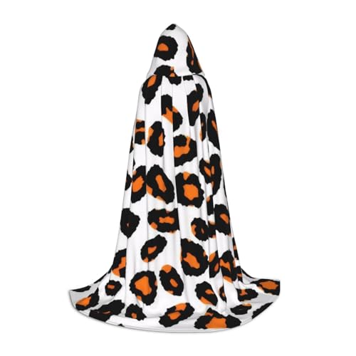 KDKJEDPEAF Langer Kapuzenumhang für Teenager, Leopardenmuster, bodenlanger Kapuzenumhang, Halloween, Cosplay-Kostüm KDKJEDPEAF Langer Kapuzenumhang für Teenager, Leopardenmuster, bodenlanger Kapuzenumhang, Halloween, Cosplay-Kostüm von KDKJEDPEAF