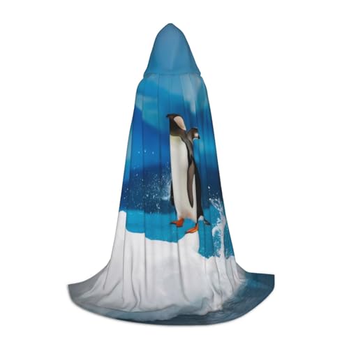 KDKJEDPEAF Langer Kapuzenumhang für Teenager, Pinguin, bodenlanger Kapuzenumhang, Halloween, Cosplay-Kostüm KDKJEDPEAF Langer Kapuzenumhang für Teenager, Pinguin, bodenlanger Kapuzenumhang, Halloween, Cosplay-Kostüm von KDKJEDPEAF