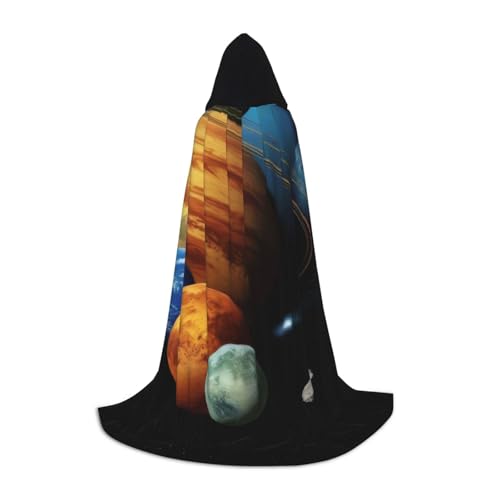 KDKJEDPEAF Langer Kapuzenumhang für Teenager, Planetenmuster, bodenlanger Kapuzenumhang, Halloween, Cosplay-Kostüm KDKJEDPEAF Langer Kapuzenumhang für Teenager, Planetenmuster, bodenlanger Kapuzenumhang, Halloween, Cosplay-Kostüm von KDKJEDPEAF