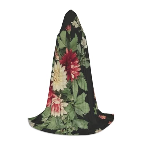 KDKJEDPEAF Langer Kapuzenumhang für Teenager, Saflorblatt, bodenlanger Kapuzenumhang, Halloween, Cosplay-Kostüm KDKJEDPEAF Langer Kapuzenumhang für Teenager, Saflorblatt, bodenlanger Kapuzenumhang, Halloween, Cosplay-Kostüm von KDKJEDPEAF